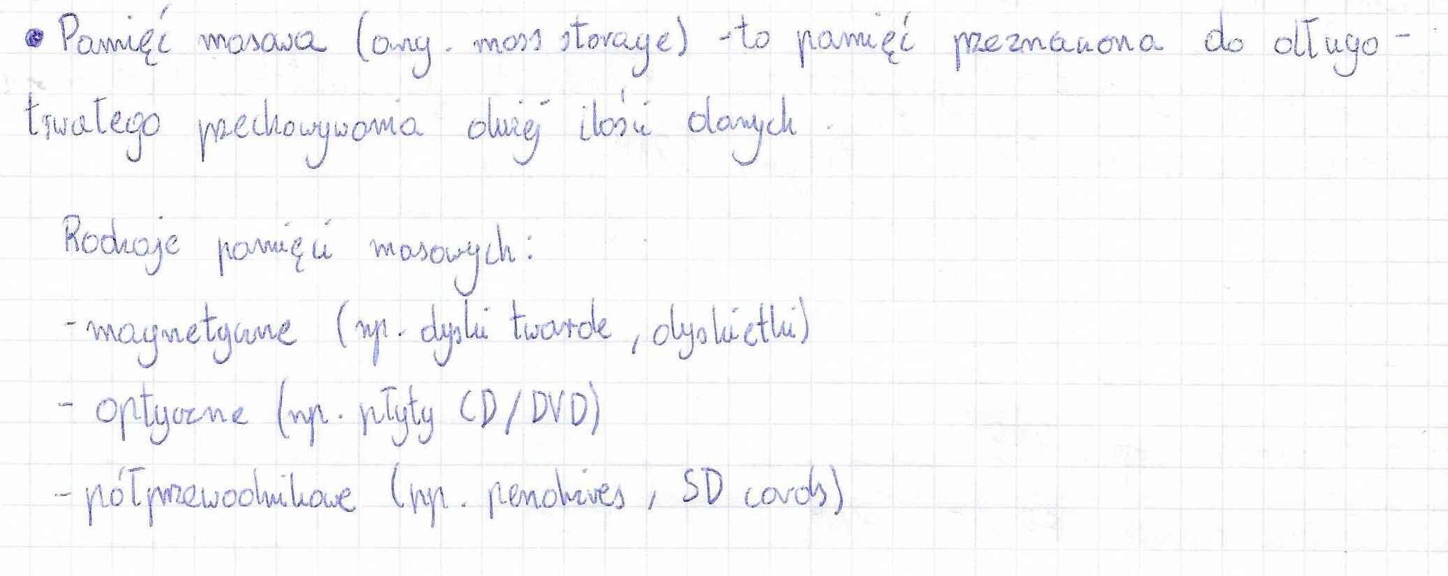 Co to pamięć masowa ?